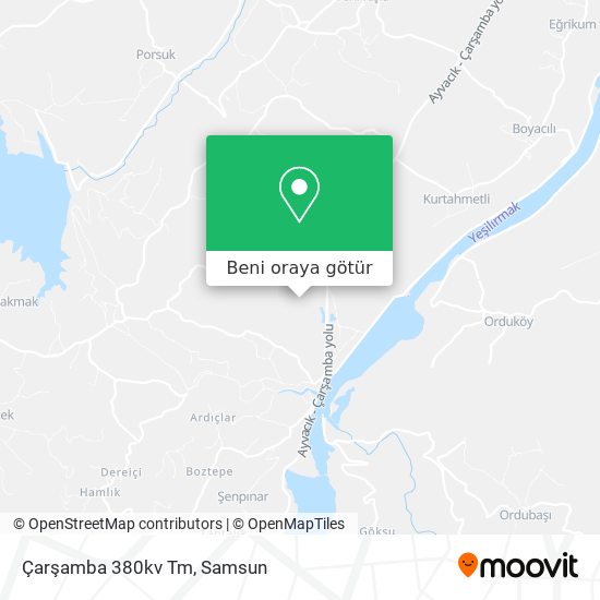Çarşamba 380kv Tm harita