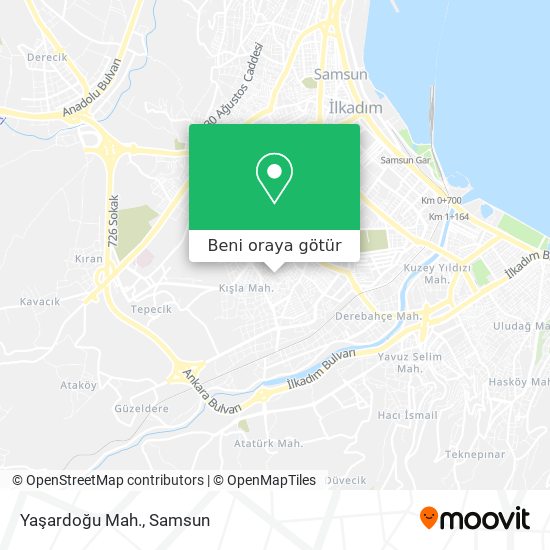 Yaşardoğu Mah. harita