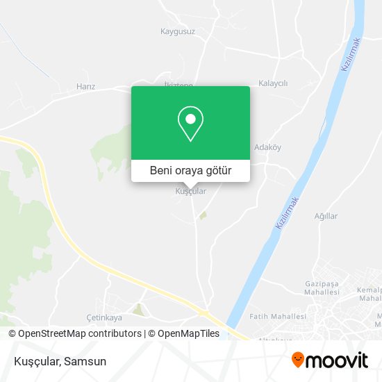 Kuşçular harita