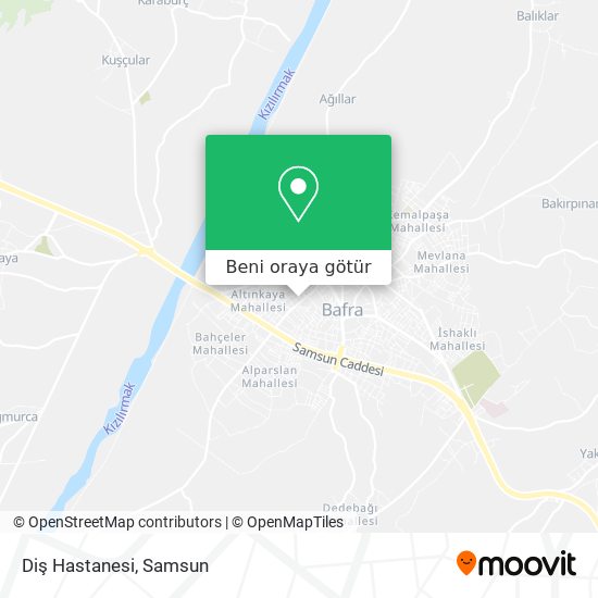Diş Hastanesi harita