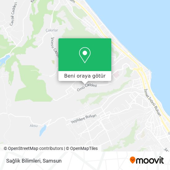 Sağlik Bilimleri harita