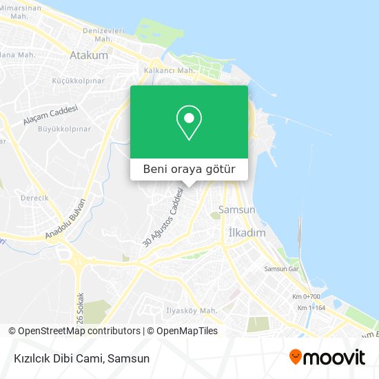 Kızılcık Dibi Cami harita