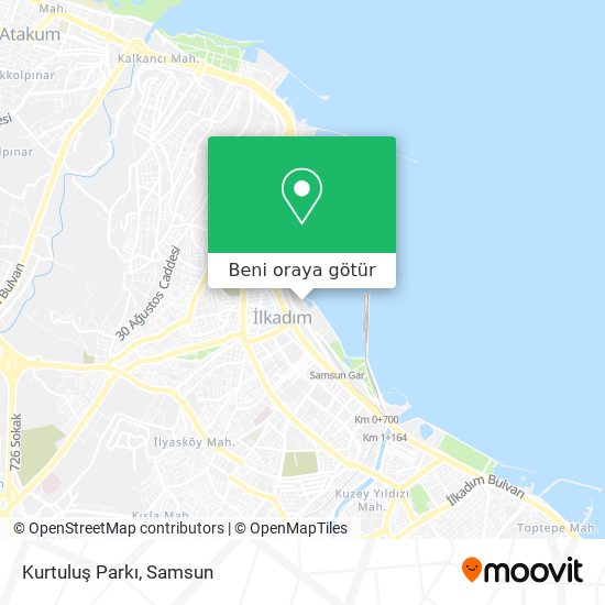 Kurtuluş Parkı harita