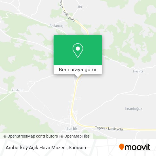 Ambarköy Açık Hava Müzesi harita