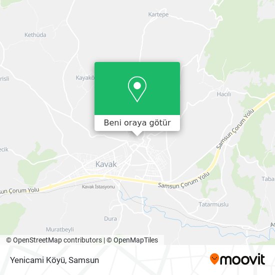 Yenicami Köyü harita