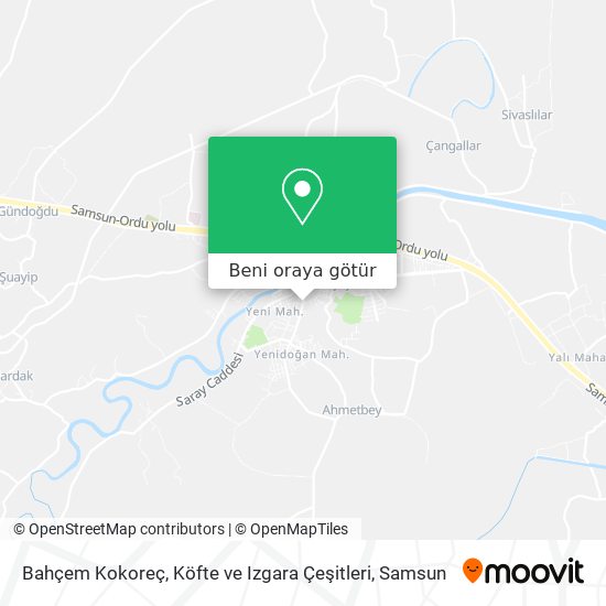 Bahçem Kokoreç, Köfte ve Izgara Çeşitleri harita