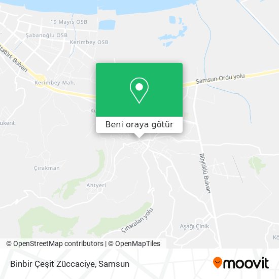 Binbir Çeşit Züccaciye harita