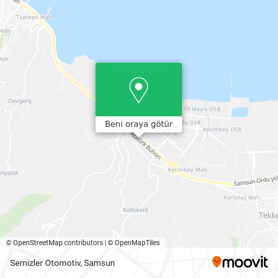 Semizler Otomotiv harita