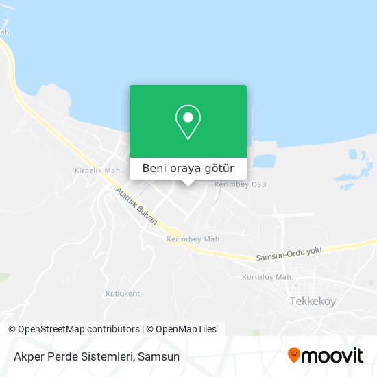 Akper Perde Sistemleri harita