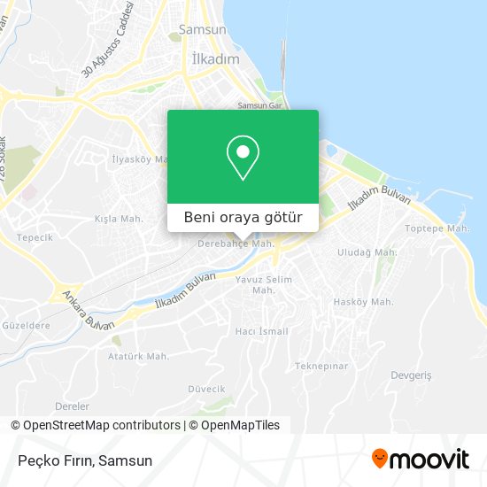 Peçko Fırın harita
