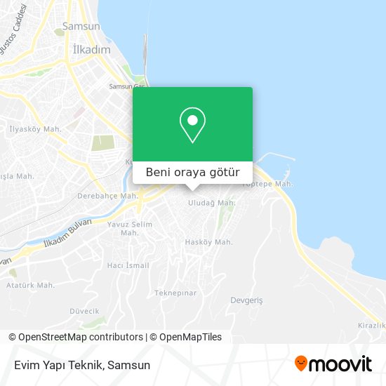 Evim Yapı Teknik harita