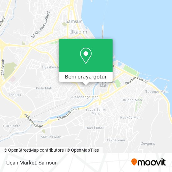 Uçan Market harita