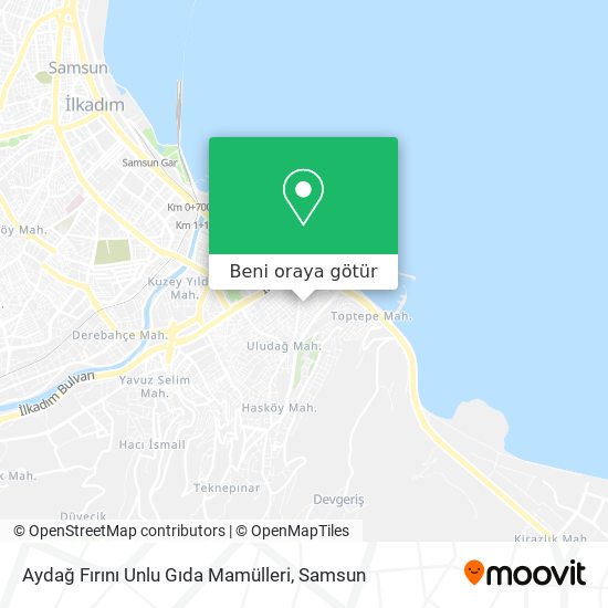 Aydağ Fırını Unlu Gıda Mamülleri harita