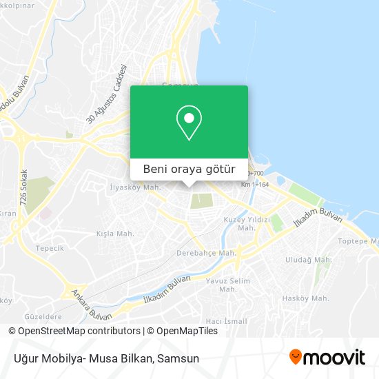 Uğur Mobilya- Musa Bilkan harita