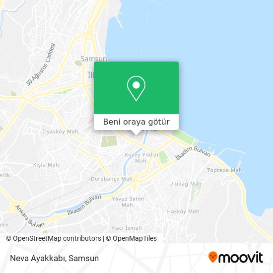 Neva Ayakkabı harita