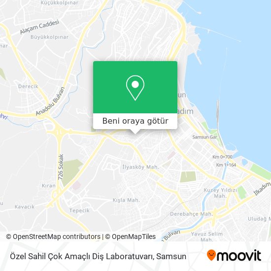 Özel Sahil Çok Amaçlı Diş Laboratuvarı harita