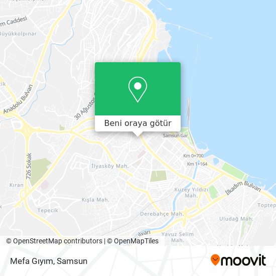 Mefa Gıyım harita