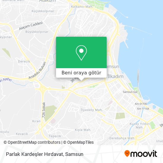 Parlak Kardeşler Hırdavat harita