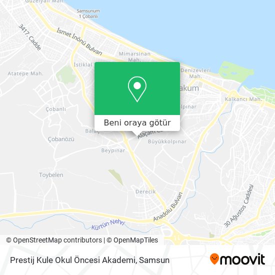 Prestij Kule Okul Öncesi Akademi harita