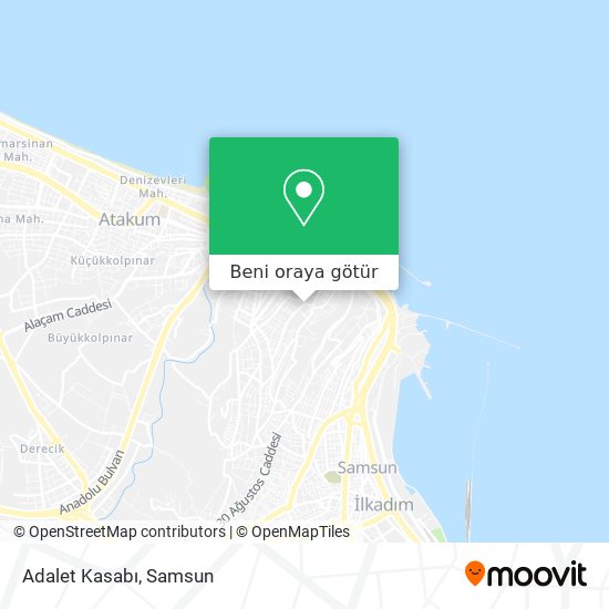 Adalet Kasabı harita