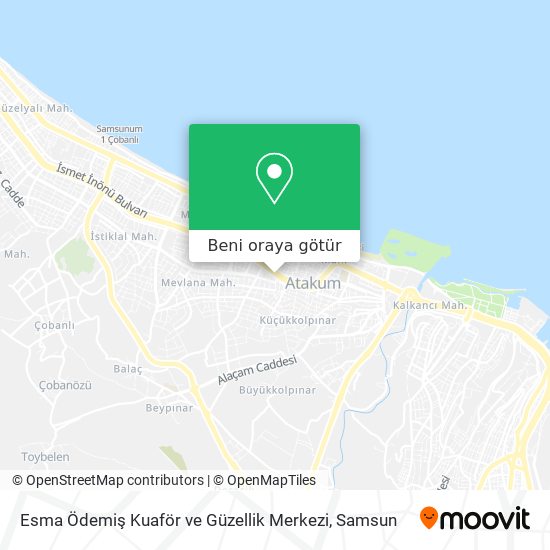 Esma Ödemiş Kuaför ve Güzellik Merkezi harita
