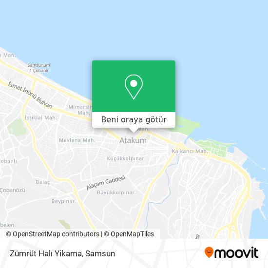 Zümrüt Halı Yikama harita