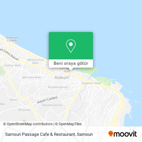 Samsun Passage Cafe & Restaurant harita