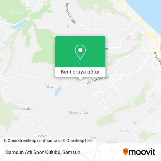 Samsun Atlı Spor Kulübü harita
