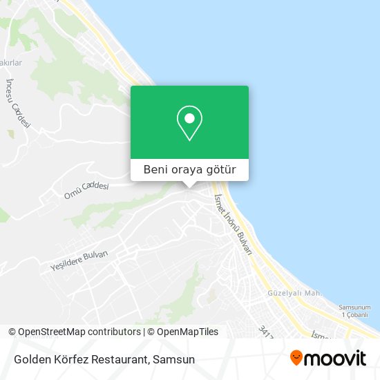 Golden Körfez Restaurant harita