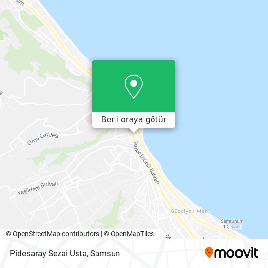 Pidesaray Sezai Usta harita