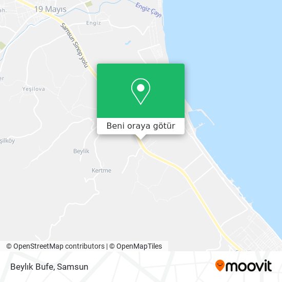 Beylık Bufe harita