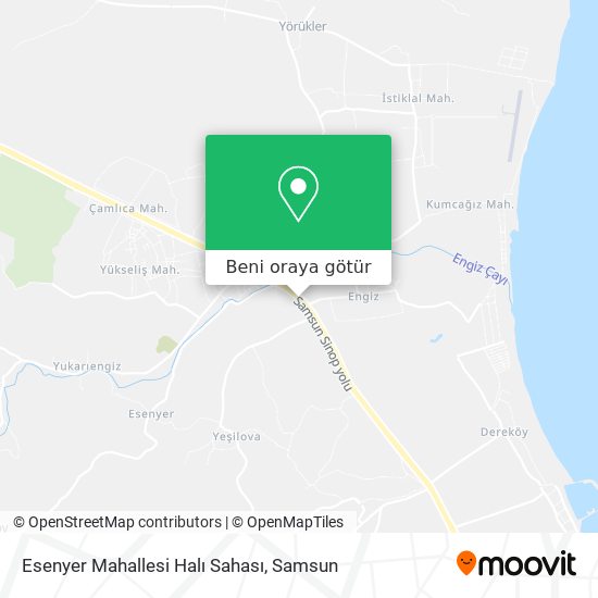 Esenyer Mahallesi Halı Sahası harita