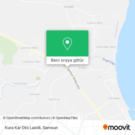 Kura Kar Oto Lastik harita