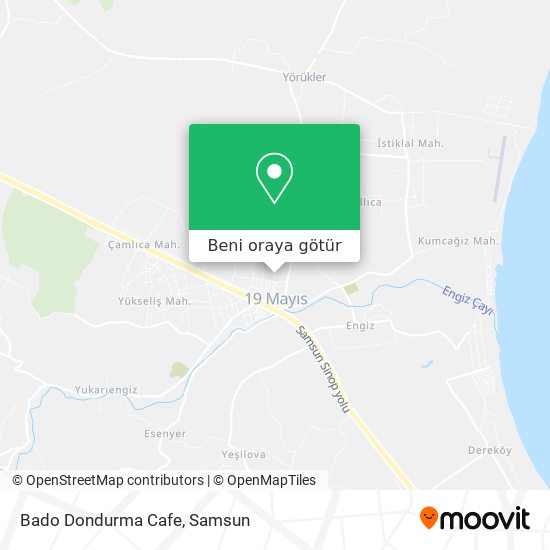 Bado Dondurma Cafe harita