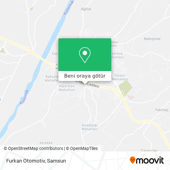 Furkan Otomotiv harita