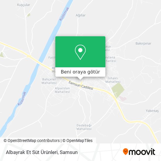 Albayrak Et Süt Ürünleri harita