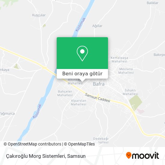 Çakıroğlu Morg Sistemleri harita