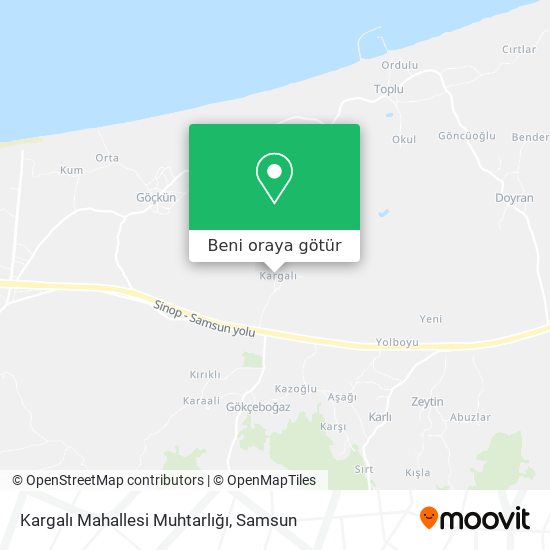 Kargalı Mahallesi Muhtarlığı harita