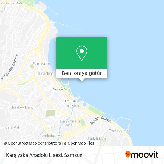 Karşıyaka Anadolu Lisesi harita