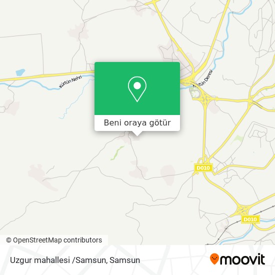 Uzgur mahallesi /Samsun harita