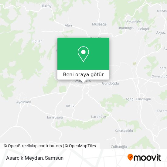 Asarcık Meydan harita