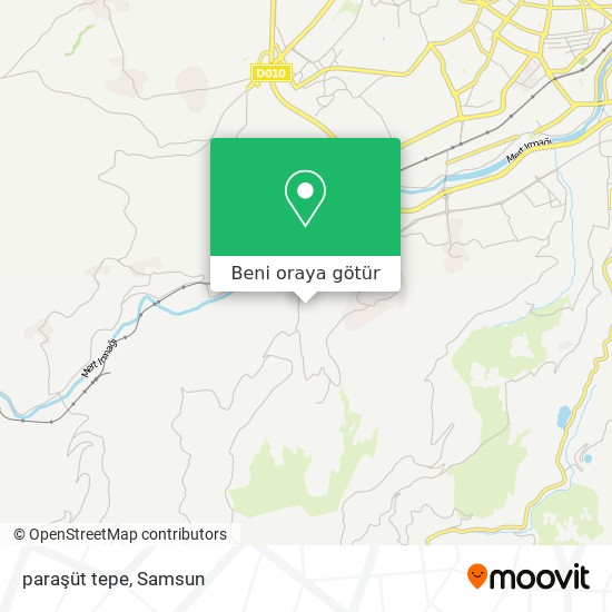 paraşüt tepe harita