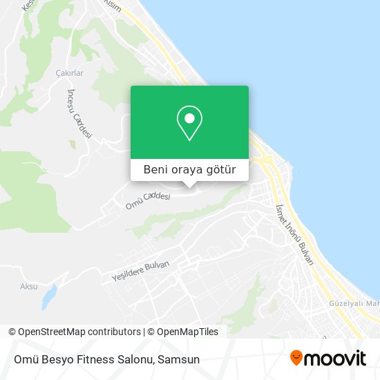 Omü Besyo Fitness Salonu harita