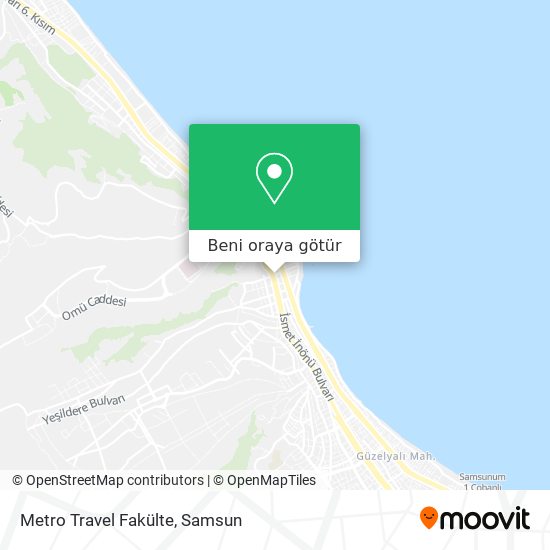 Metro Travel Fakülte harita