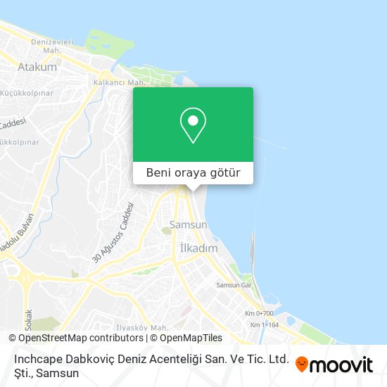 Inchcape Dabkoviç Deniz Acenteliği San. Ve Tic. Ltd. Şti. harita