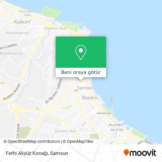 Fethi Akyüz Konağı harita