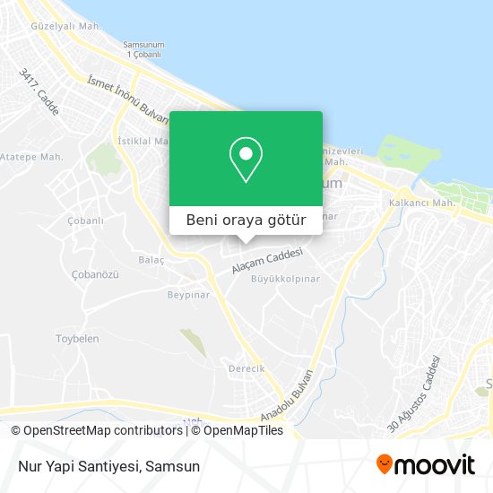 Nur Yapi Santiyesi harita