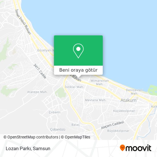 Lozan Parkı harita