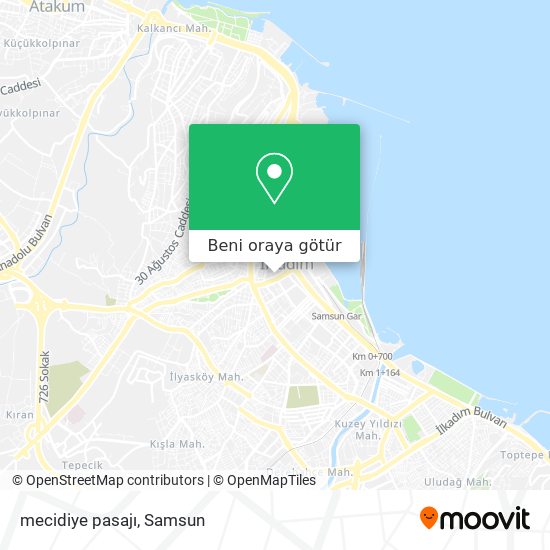mecidiye pasajı harita