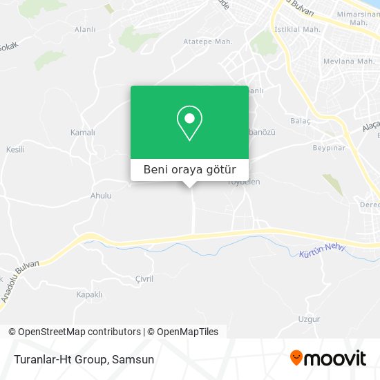 Turanlar-Ht Group harita